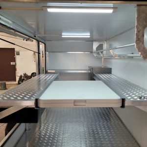 custom trailer - inside