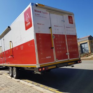 blood bank custom trailer