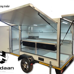 custom gokart trailer inside
